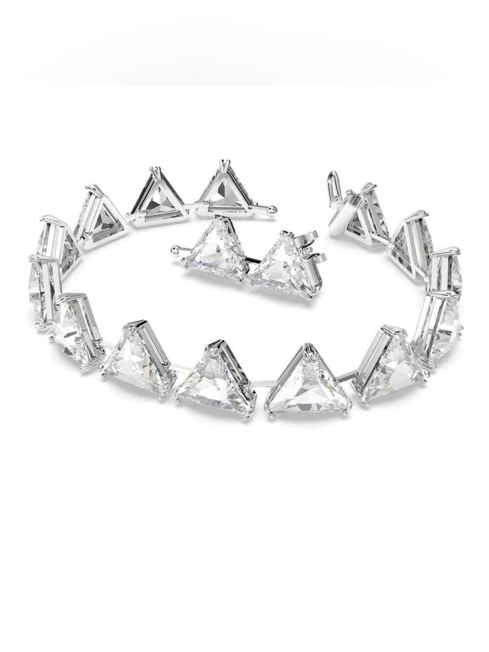 Swarovski Crystal Triangle Link Bracelet from Millenia Collection